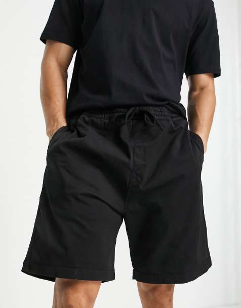 Carhartt WIP lawton relaxed twill shorts in black - view 1