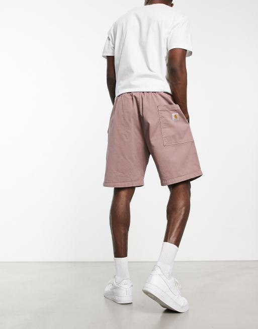 Carhartt WIP – Lawton – Rosa, avslappnade shorts, 3 av 4