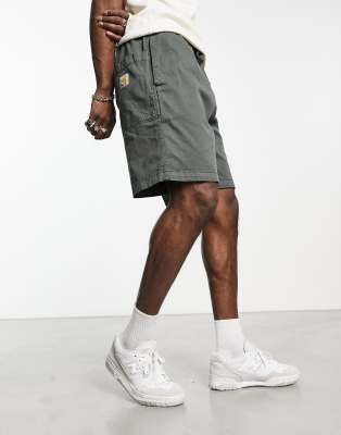 Carhartt WIP lawton relaxed shorts in green - ASOS Price Checker