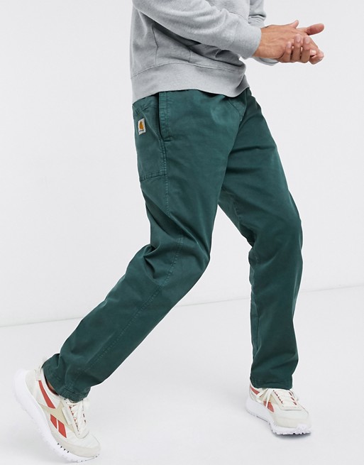Carhartt WIP lawton trousers in khaki