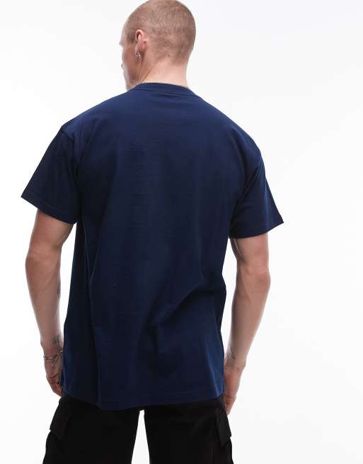 Carhartt WIP - Lecture - T-shirt à imprimé graphique - Bleu marine, 2 de 4
