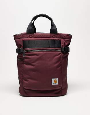 Carhartt WIP - Leroy - Shopper-Rucksack in Burgunderrot