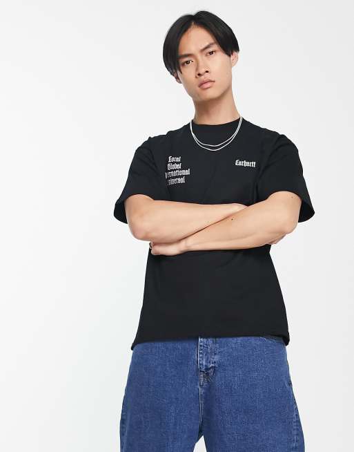 Carhartt WIP - Letterman - Sort T-shirt