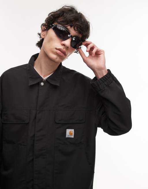 Carhartt WIP - Liam - Utility overhemd jack in zwart, 2 van 4