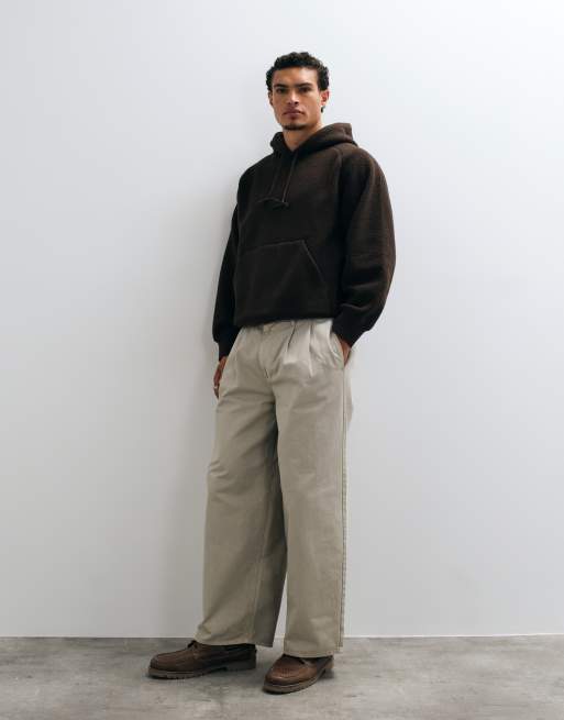 Carhartt WIP Limn huvtröja i fleece i mörkbrun, 2 av 5