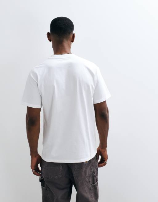 Carhartt WIP Limn Script graffiti-style logo T-shirt i hvid, 5 af 5