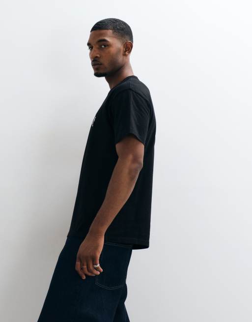 Carhartt WIP Limn Script graffiti style logo T-shirt in zwart, 4 van 5