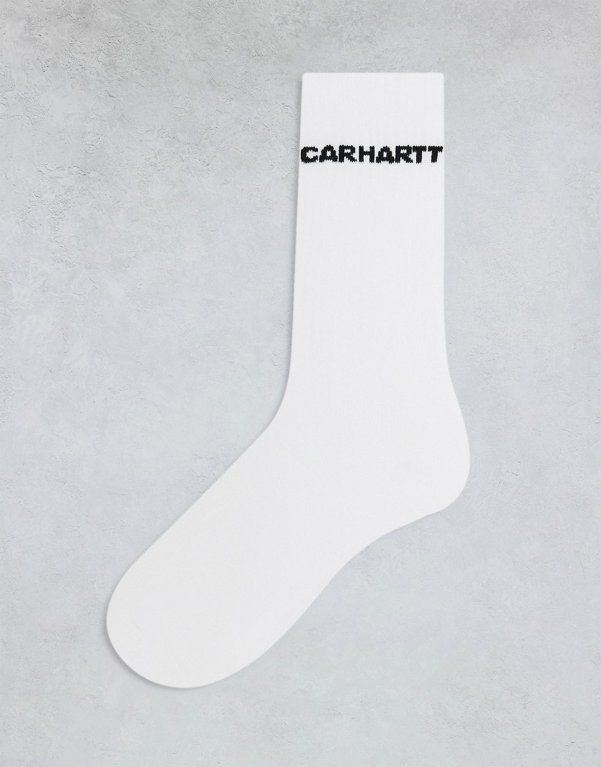 Carhartt WIP link socks in white