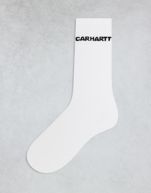 Carhartt WIP link socks in white