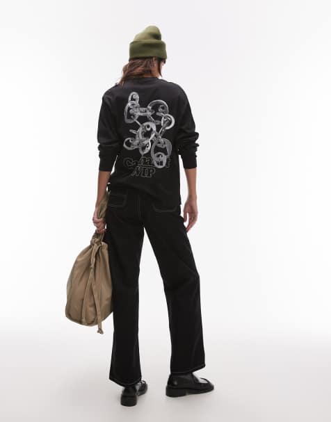 Carhartt WIP – Linked Charms – Langärmliges Shirt in Schwarz - view 1