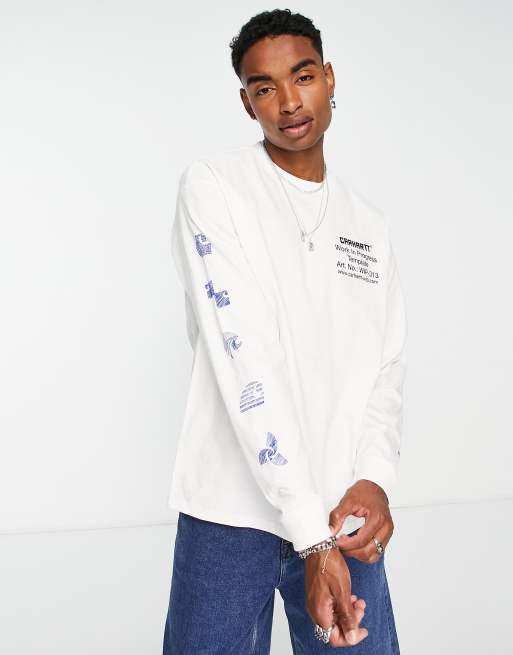 Carhartt shop longsleeve white