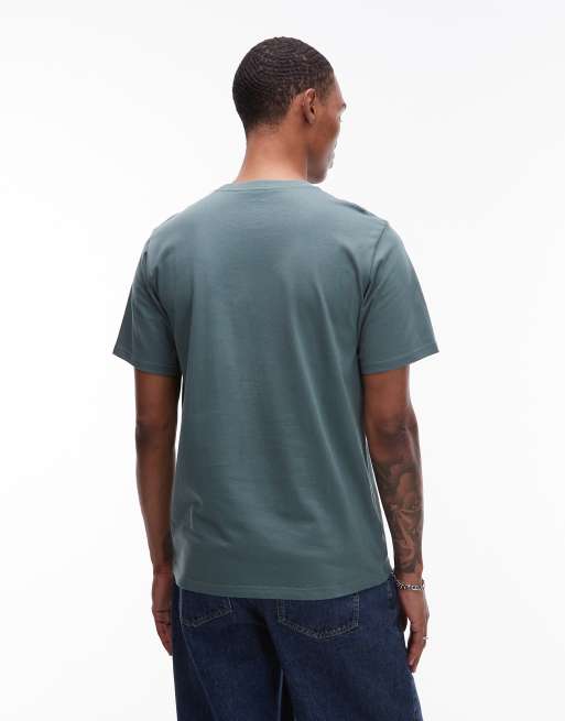 Carhartt WIP – Ljusgrön t-shirt med ficka, 3 av 5