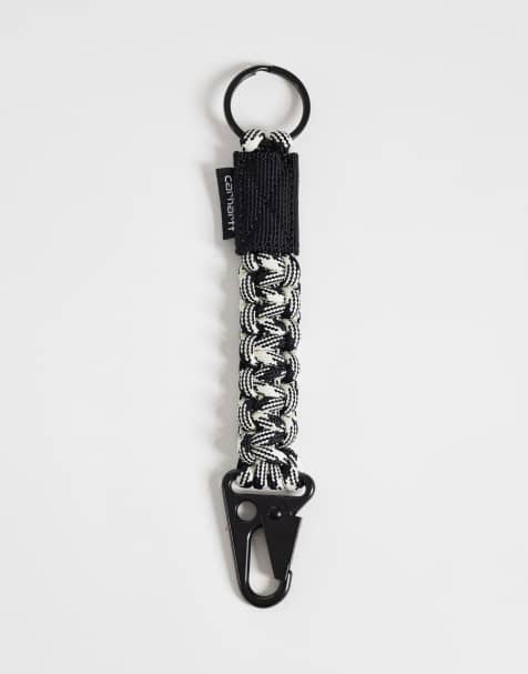 Carhartt WIP - llavero de cuerda negro - view 1