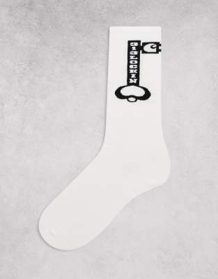 Carhartt WIP - Locked - Socken in Weiß