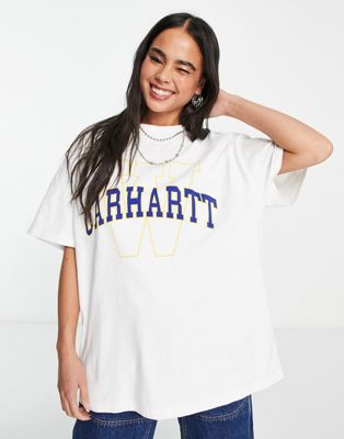 Carhartt WIP locker oversize t-shirt in white | ASOS
