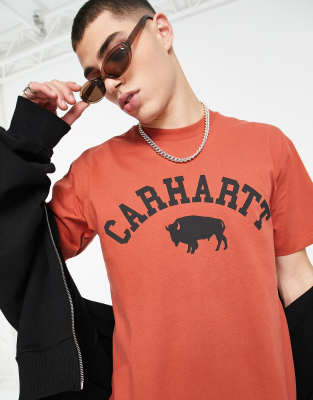Carhartt WIP – Locker – Pomarańczowy T-shirt - view 1