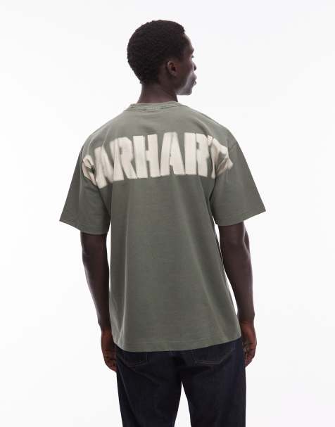 Carhartt WIP – Locker sitzendes, robustes T-Shirt in Khaki - view 1