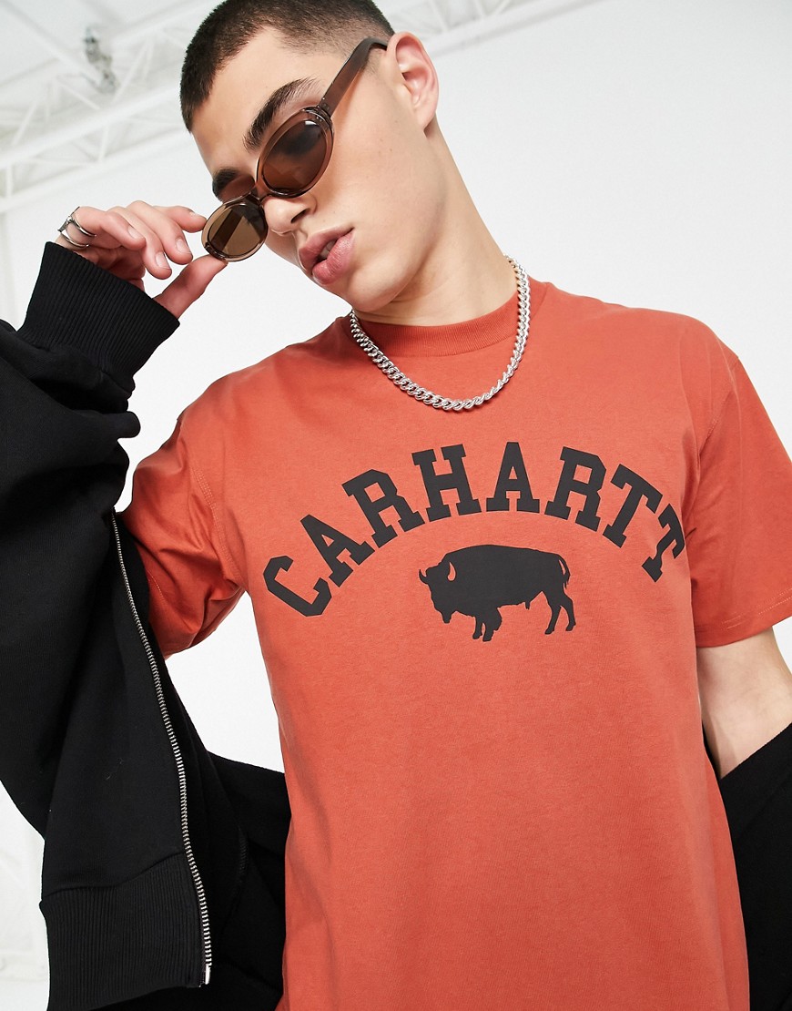 Carhartt WIP locker t-shirt in orange