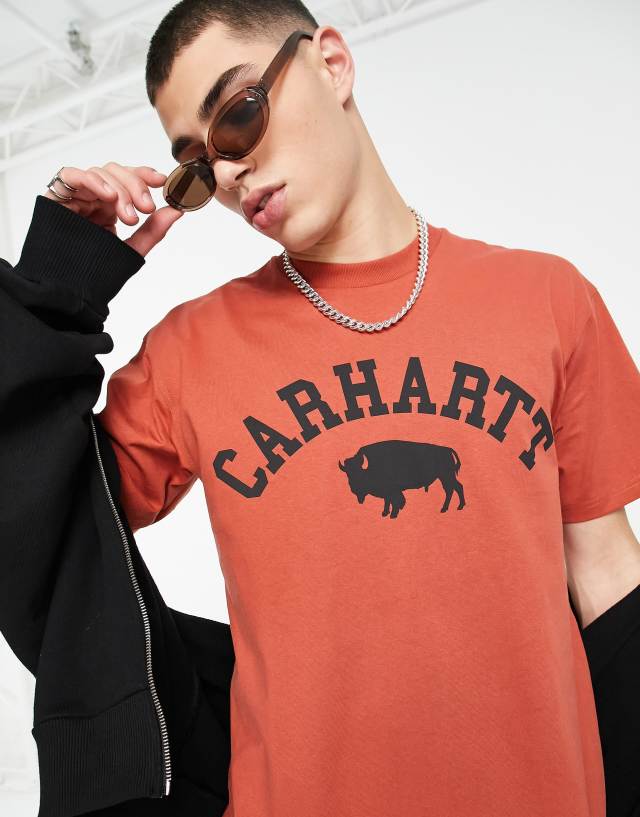 Carhartt WIP - locker t-shirt in orange