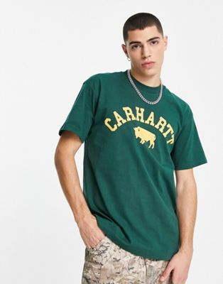 Carhartt WIP locker t-shirt in green - ASOS Price Checker