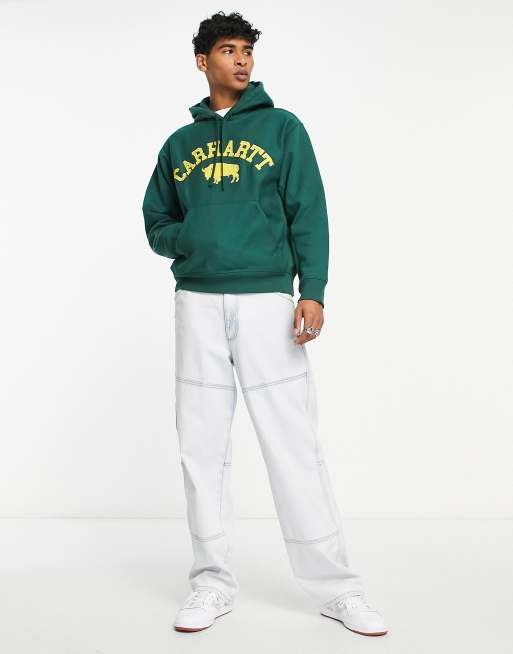 Carhartt WIP – Locker – Zielona bluza z kapturem