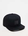 [Carhartt WIP] Carhartt WIP logo cap in black One Size Black