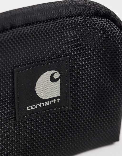 Carhartt WIP logo coin purse in black, 2 of 3