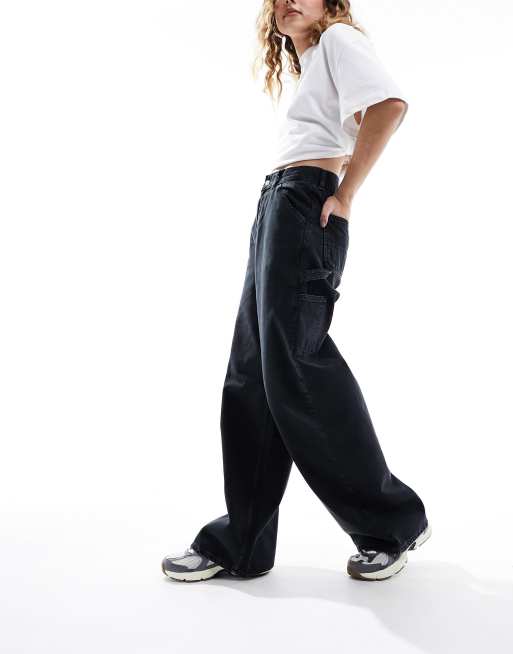 Carhartt WIP loose fit jeans in black ASOS