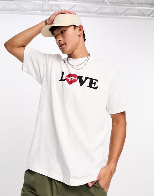 Carhartt WIP Love T-Shirt S / White / White