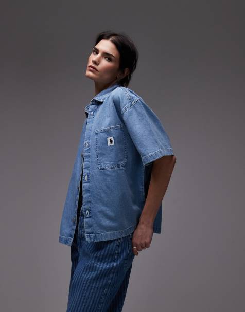 Carhartt WIP – Lovilia – Jasnoniebieska koszula jeansowa - view 1