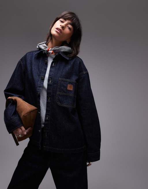 Carhartt WIP – Lovilia – Niebieska kurtka koszulowa