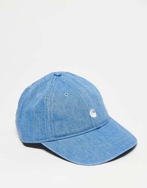 Carhartt WIP - Lucas - Cappellino in denim lavaggio blu medio - view 1