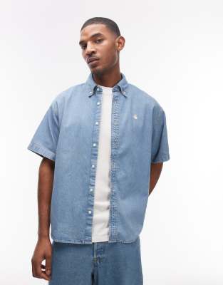 Carhartt WIP - Lucas - Chemise en jean - Bleu clair