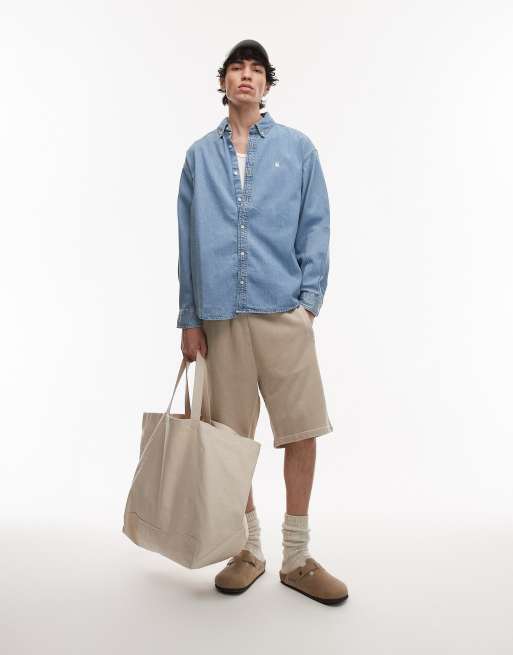 Carhartt WIP - Lucas - Chemise en jean - Bleu moyen , 2 de 4