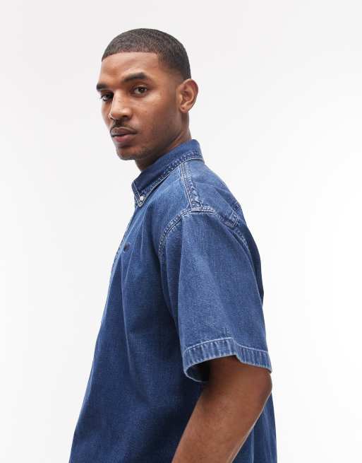 Carhartt WIP - Lucas - Chemise en jean - Bleu moyen, 4 de 5