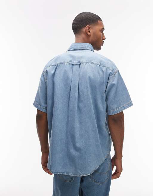 Carhartt WIP - Lucas - Lyseblå denimskjorte, 3 af 5