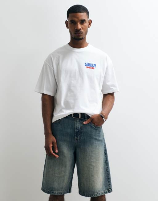 Carhartt WIP luggage label back print t-shirt in white, 4 of 5