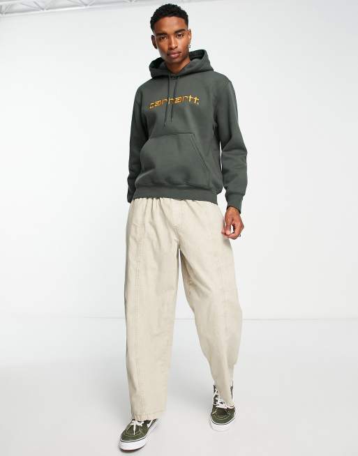 Carhartt WIP – Luźna bluza z kapturem w kolorze khaki, 3 z 4