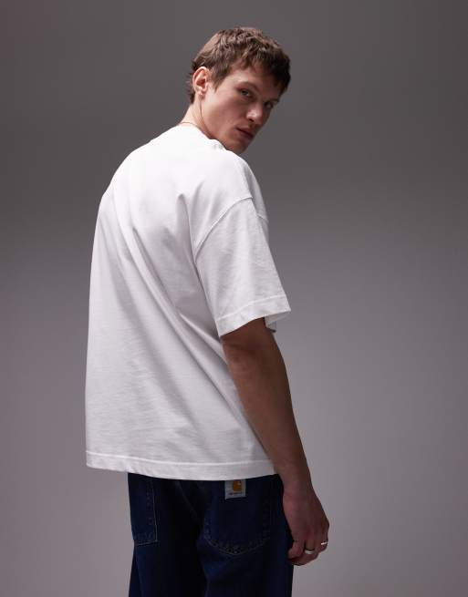【CARHARTT WIP】LYNTOS T-SHIRT ホワイト Carhartt WIP lyntos t-shirt in white | ASOS