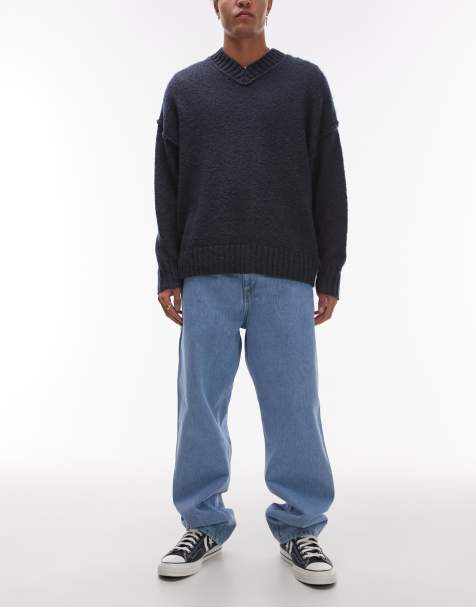 Carhartt WIP - Lyseblå jeans med enkelt knæ - view 1