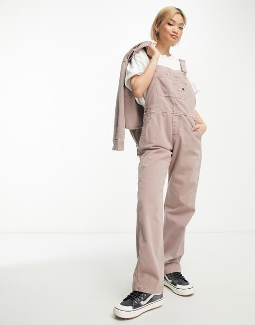 Carhartt WIP - Lyserøde overalls