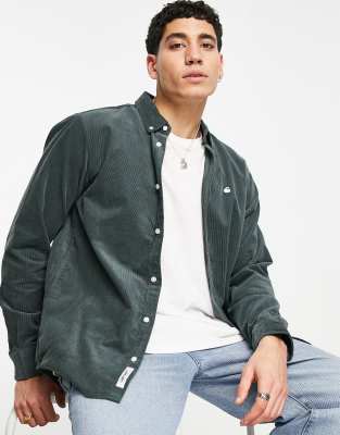 Carhartt WIP – Maddison – Cord-Hemd in Khaki