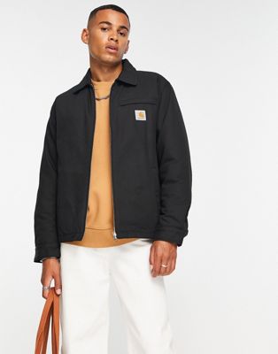 Carhartt WIP madera reverisble quilted jacket in black - ASOS Price Checker