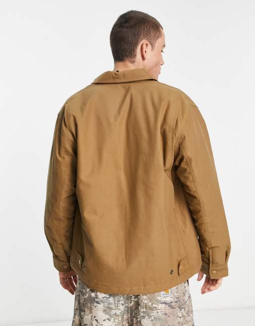 Carhartt WIP madera reverisble quilted jacket in brown | ASOS