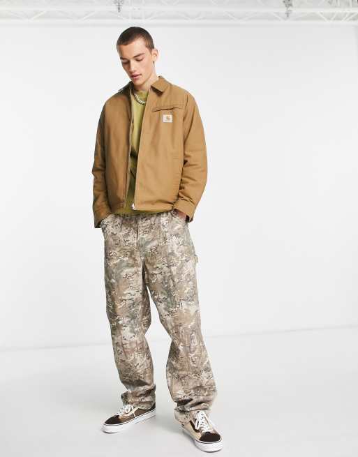 Carhartt WIP madera reverisble quilted jacket in brown ASOS