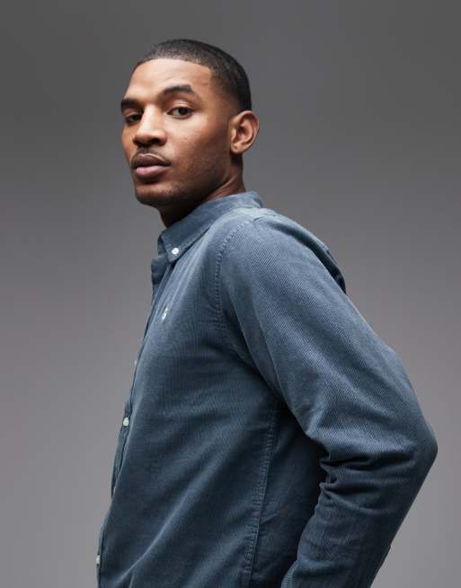 Carhartt WIP - Madison - Camicia a maniche lunghe in velluto a coste blu polvere, 4 di 5