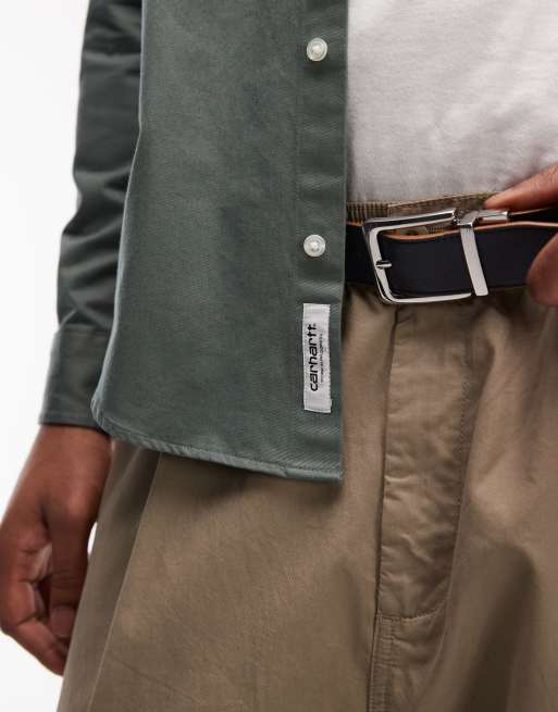 Carhartt WIP - Madison - Camicia a maniche lunghe verde chiaro, 5 di 5