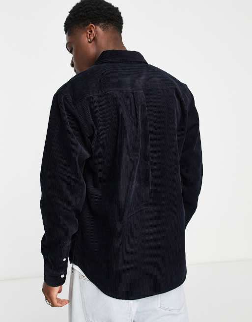 Carhartt WIP - Madison - Camicia in velluto a coste blu navy, 4 di 4