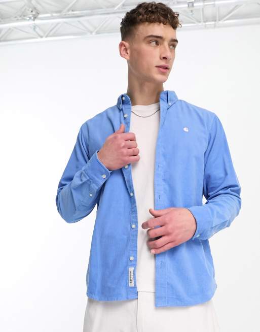 Carhartt WIP - Madison - Camicia in velluto a coste blu