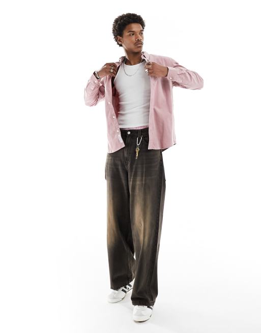 Carhartt WIP - Madison - Camicia in velluto a coste rosa, 4 di 4